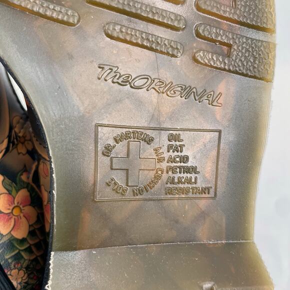Dr. Martens x Evisu Wagara Polley Tattoo Sleeve Japanese Koi Mary Jane Size US 7 - Picture 8 of 11